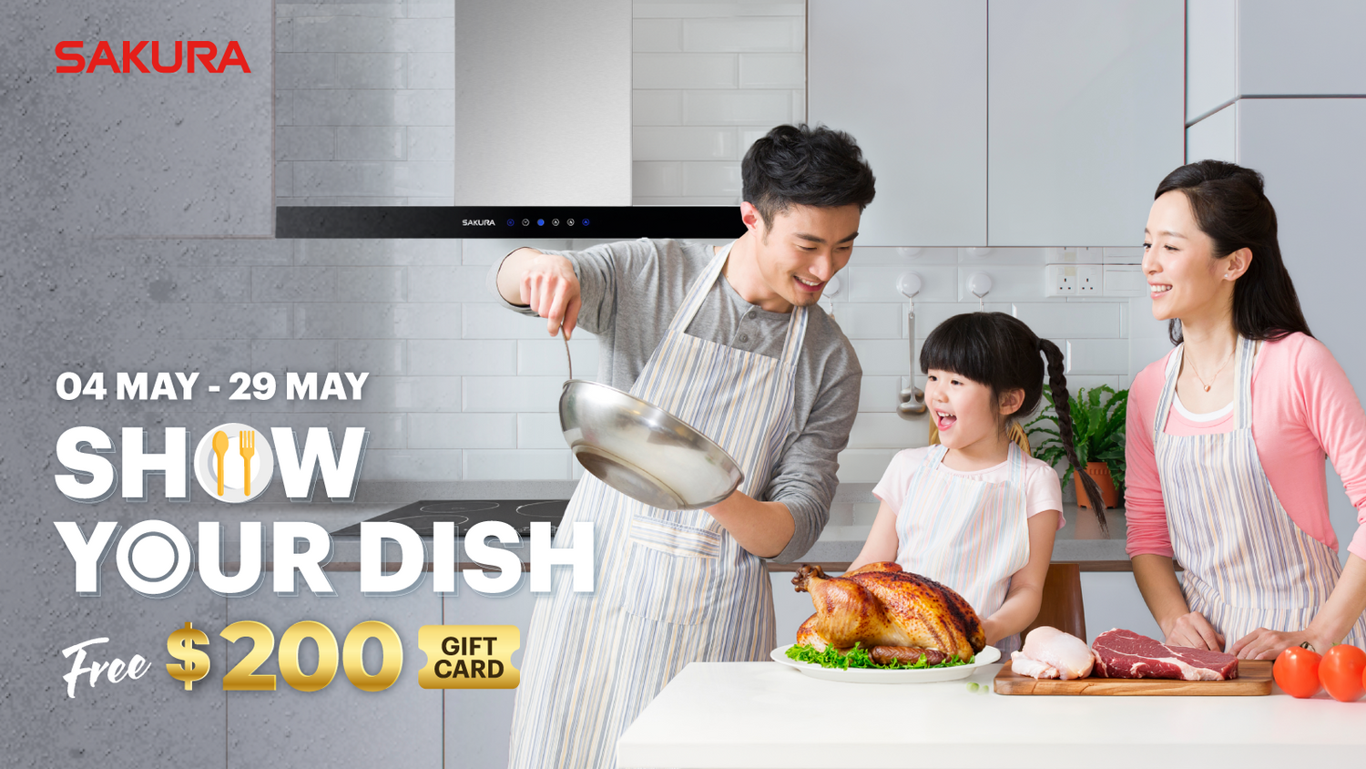 Show Your Dish!<br>$200 Gift Card<br>For Free