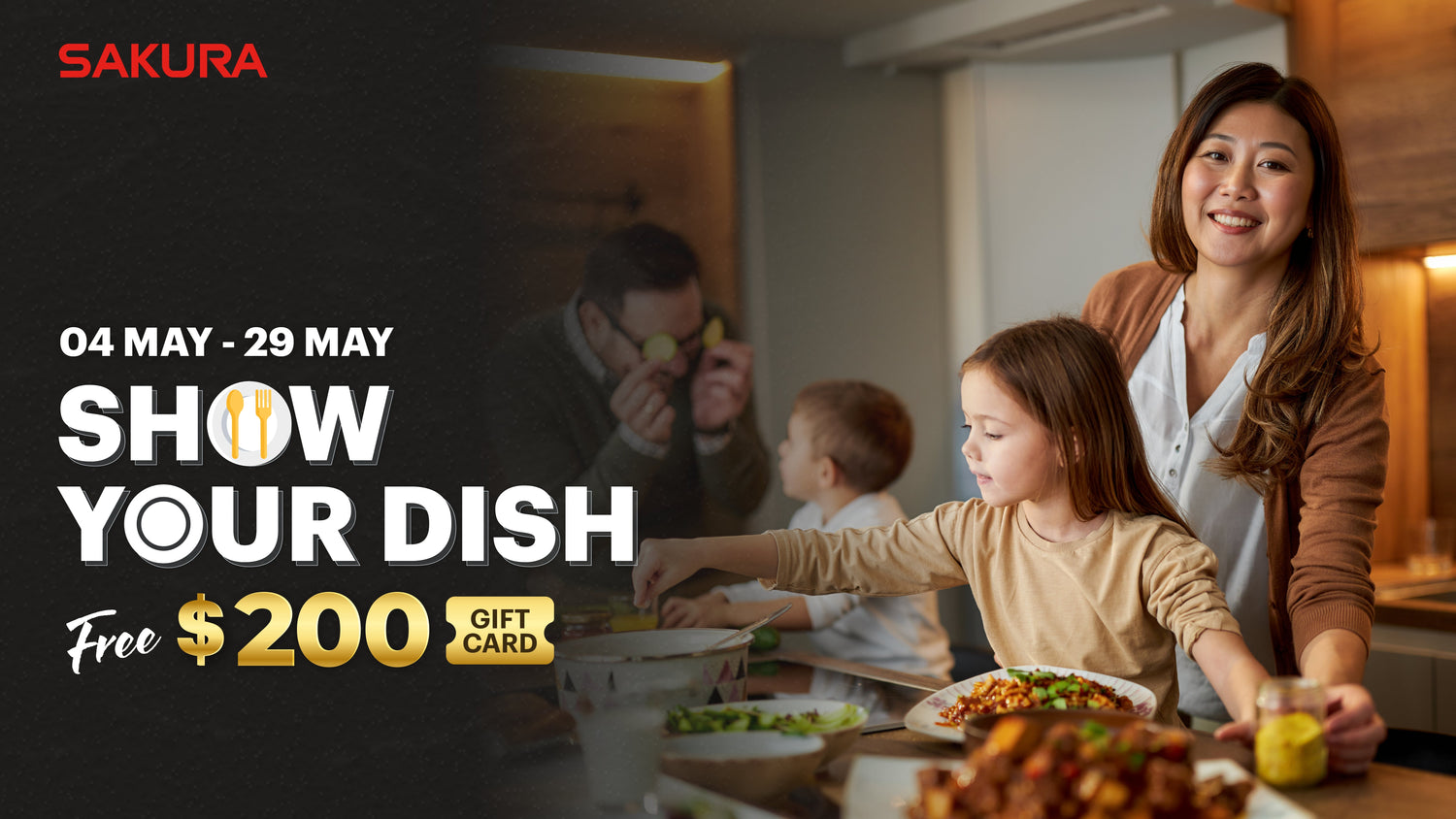 Show Your Dish!<br>$200 Gift Card<br>For Free