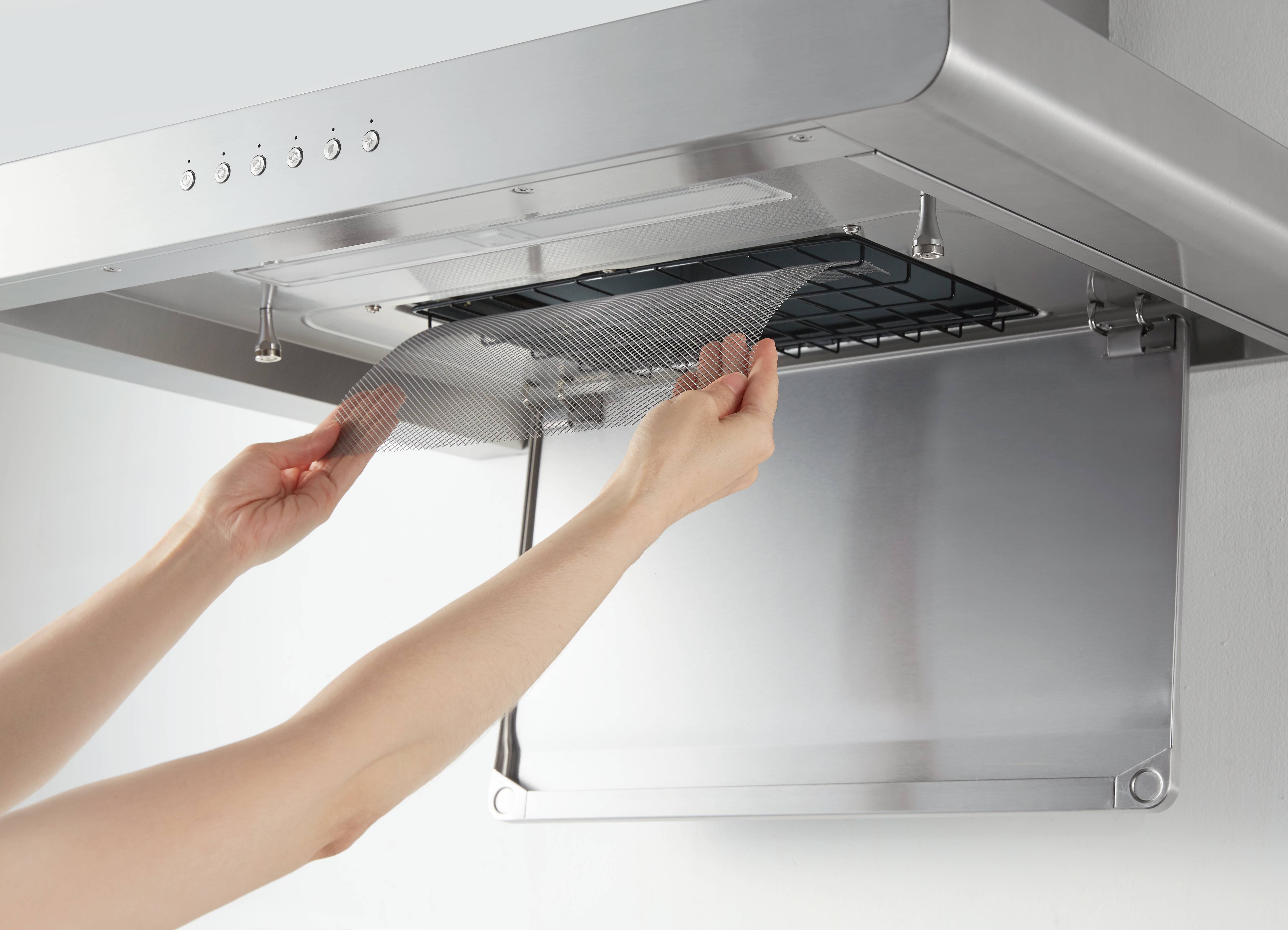 SAKURA M6000 range hood provide dual filtration system designed to extend motor lifespan