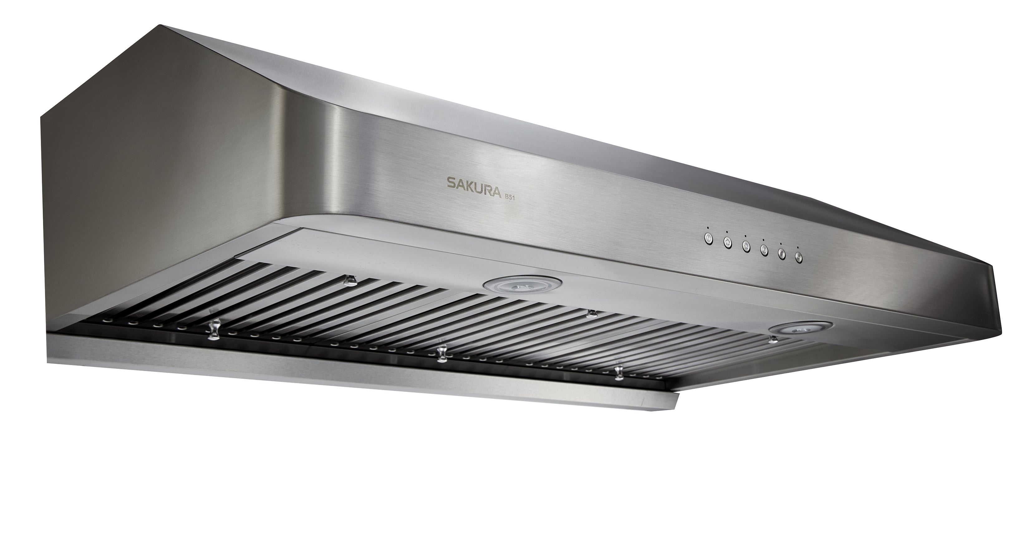SAKURA b51 range hood providing the best kitchen ventilation system with a powerful 1000 CFM extraction