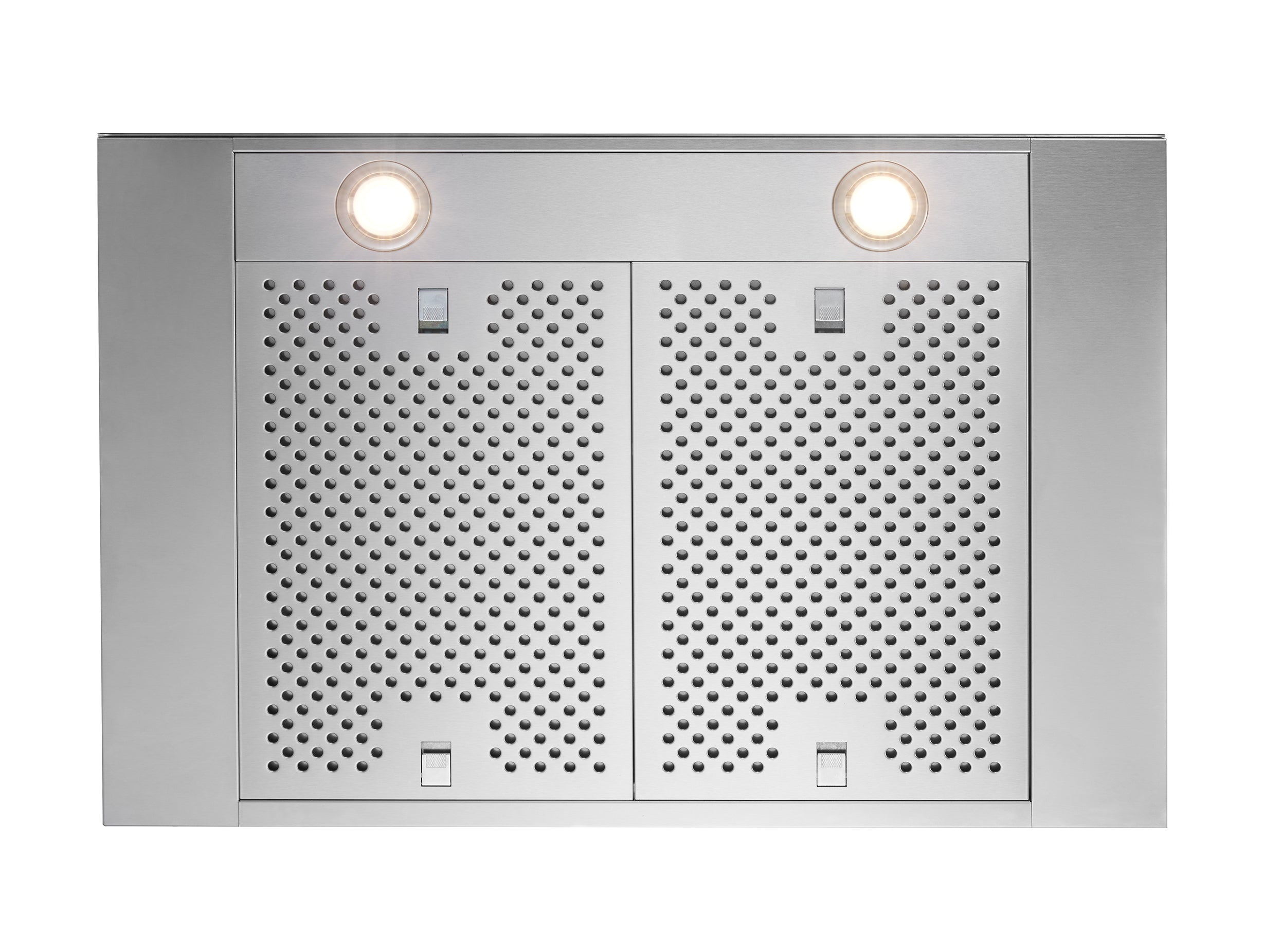 Close-up of SAKURA M3000 range hood beehive filter effortlessly capturing heavy grease for easy cleaning