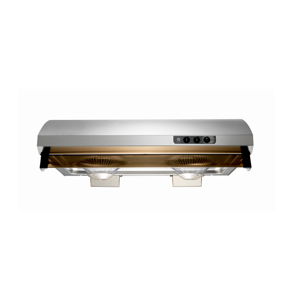 The best choice for Asian cooking, SAKURA range hood using two powerful motors at 750 CFM to clear heavy smoke efficiently